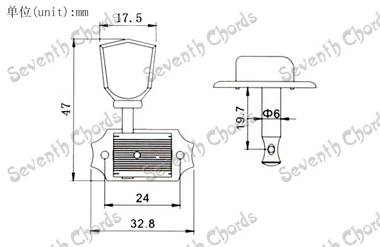 Alfinetes de afinação de cordas de níquel Deluxe afinadores cabeças de máquina para substituição de guitarra elétrica acústica