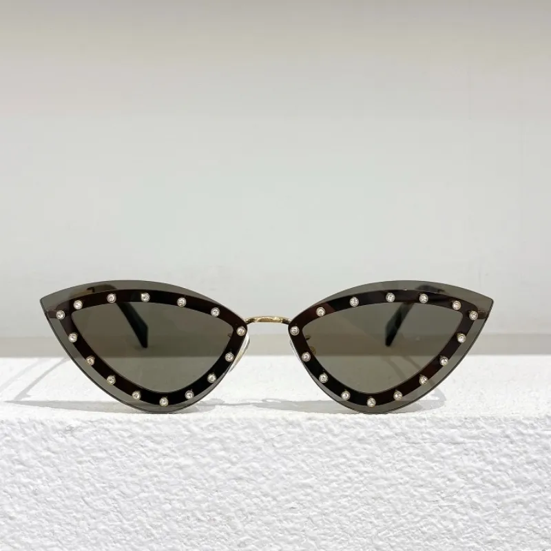 Yeni güneş gözlüğü moda kedi göz tasarımı Kadın Gözlük Lüks Marka Tasarımcı Gözlükleri Çerçeve En Kalite Modaları Stil VA2033