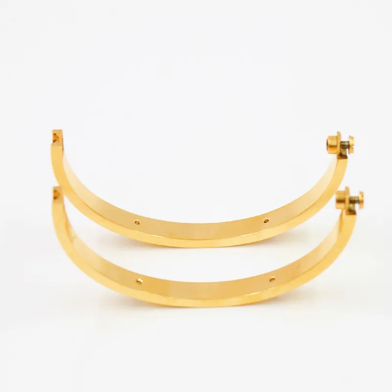 Bracciale Love Bangle in oro 18 carati che non tramonta mai misura 15-22 con sacchetto la polvere con cacciavite marchio di lusso di alta qualità regalo fidanzata coppia268m