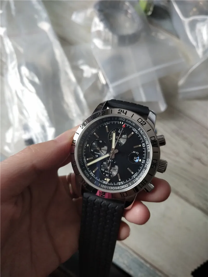 Hochwertige mechanische Uhr für Herren, Automatikuhren, Edelstahl-Armbanduhr, transparente Glasrückseite CP7293e