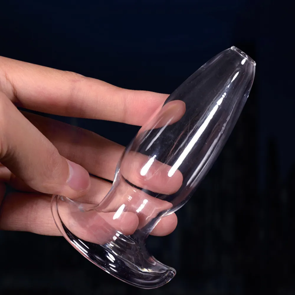 Plug Anal creux en verre pour adultes, jouets sexy pour femmes, spéculum Vaginal, dilatateur d'anus, produit de lavement, 2021