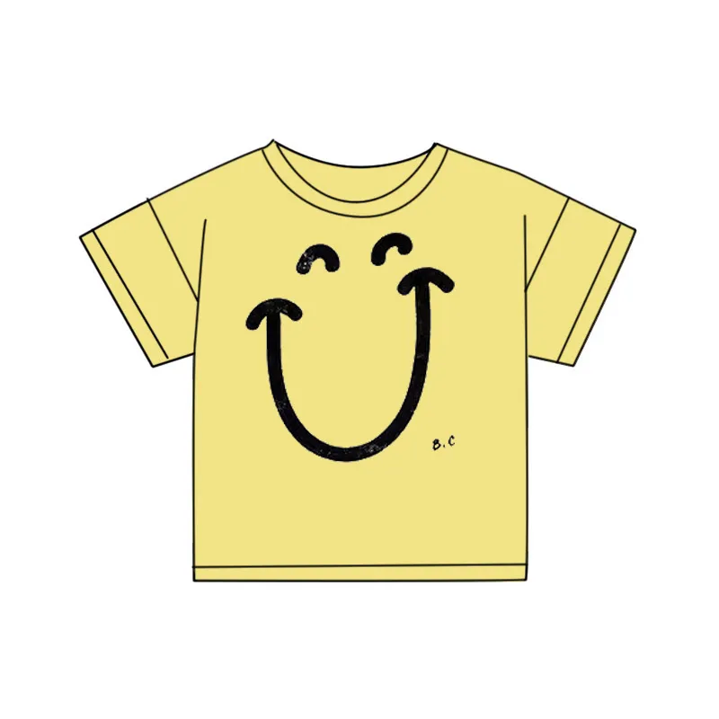 Dégagement BC Bobo Enfants s T-shirt Enfants pour Garçons un Garçon Filles Enfants Chemises Enfant Bébé Toddler Coton Dessin Animé Tee Tops 220620