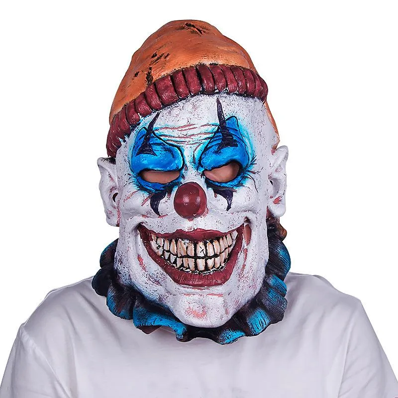 Home Grappige Clown gezicht dans Cosplay Masker latex party maskerkostuums rekwisieten Halloween Terror Masker mannen enge maskers268k