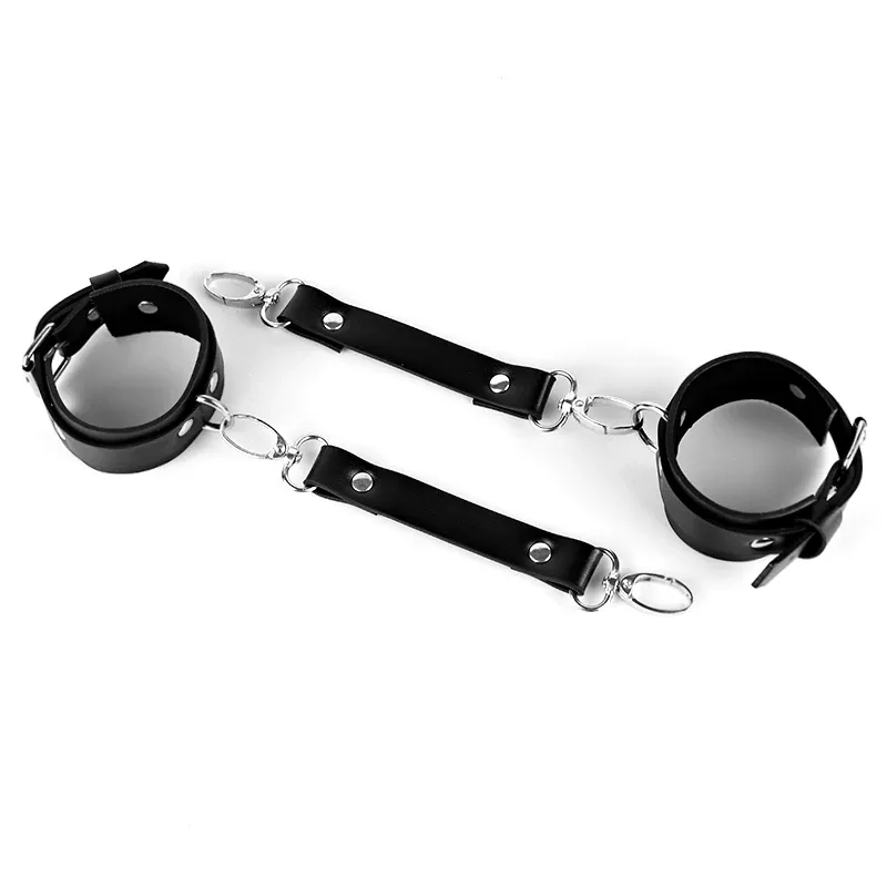 BDSM Toys sexy sob a cama escravo para mulheres Bondage PU Couro algema restrições fetiche para jogos eróticos adultos de fantasia casais