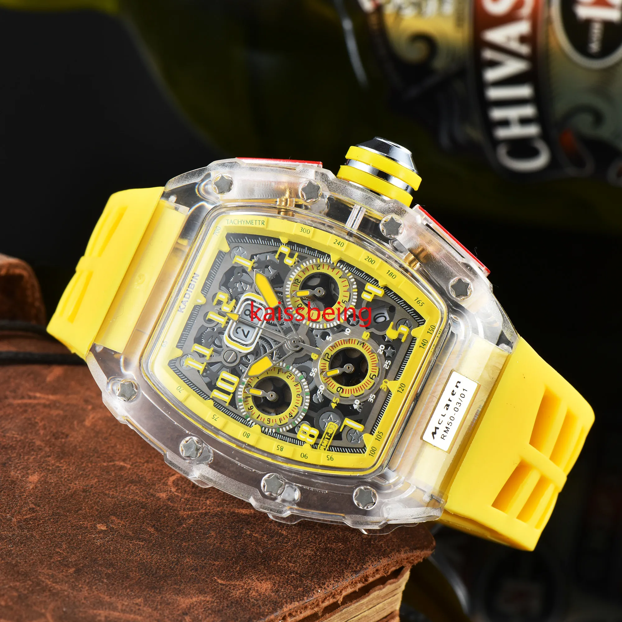 138 Часы Повседневная мода Мужские кварцевые часы Super Invincible Date Мужские часы Whole Watches253E