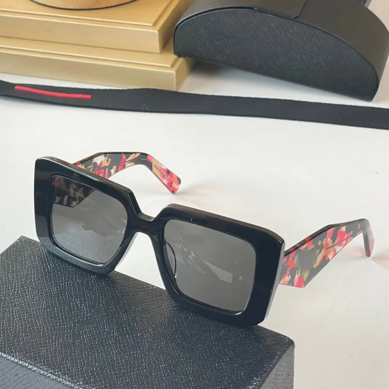 Nouvelle couleur super qualité SPR23 lunettes de soleil pour hommes FEMMES lignes géométriques lunettes de soleil carrées designer style cubain voyage d'été protège217e
