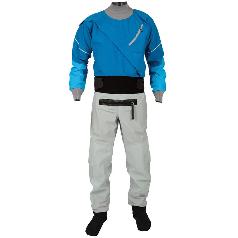 Men039s Drysuit do kajaku Użyj kajakarstwa surfingowy pływanie Suchy garnitur Wodoodporny oddychanie piersi Top Cloth DM17 220721013836