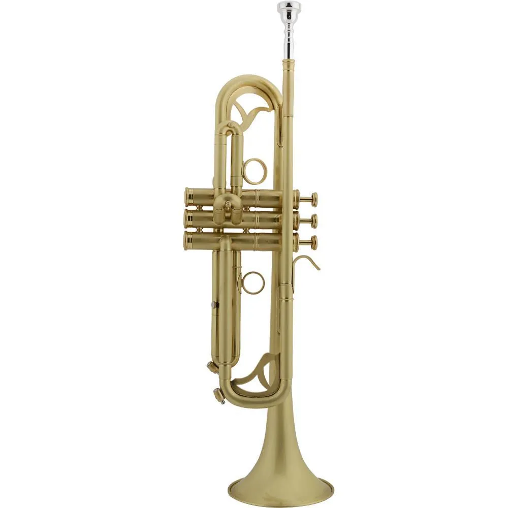 Tromba di Trumptta professionale B-Ke-Key di alta qualità Strumento jazz jazz antico artigianato spazzolato tono di livello professionale corno