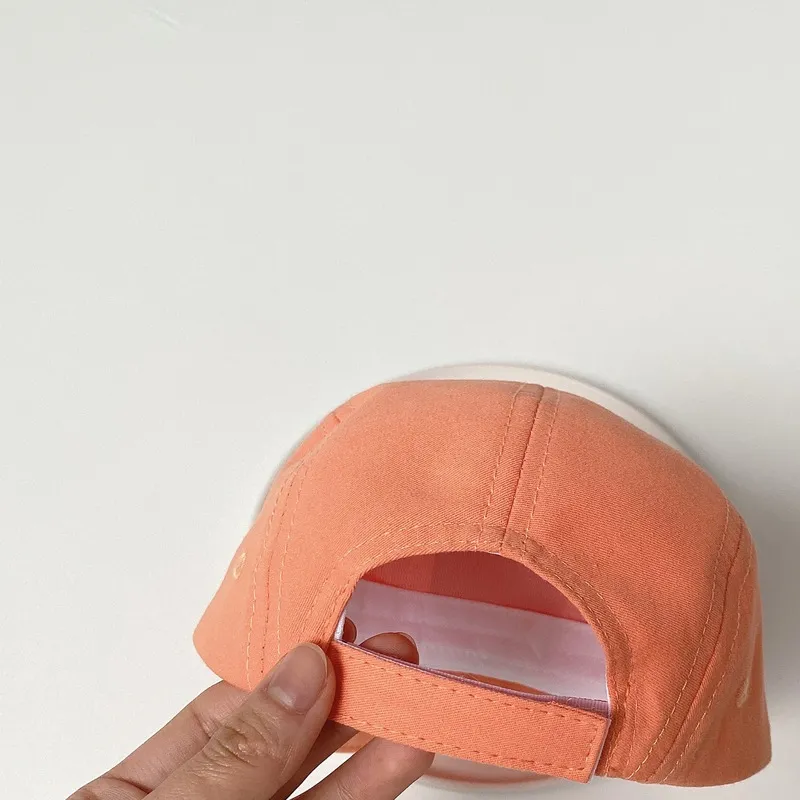 Summer Candy Color Baby Baseball Hats Oh.Hello Print Kids Boys Girls Outdoor Sun Hats Cotton Autumn Peaked Cap 220611