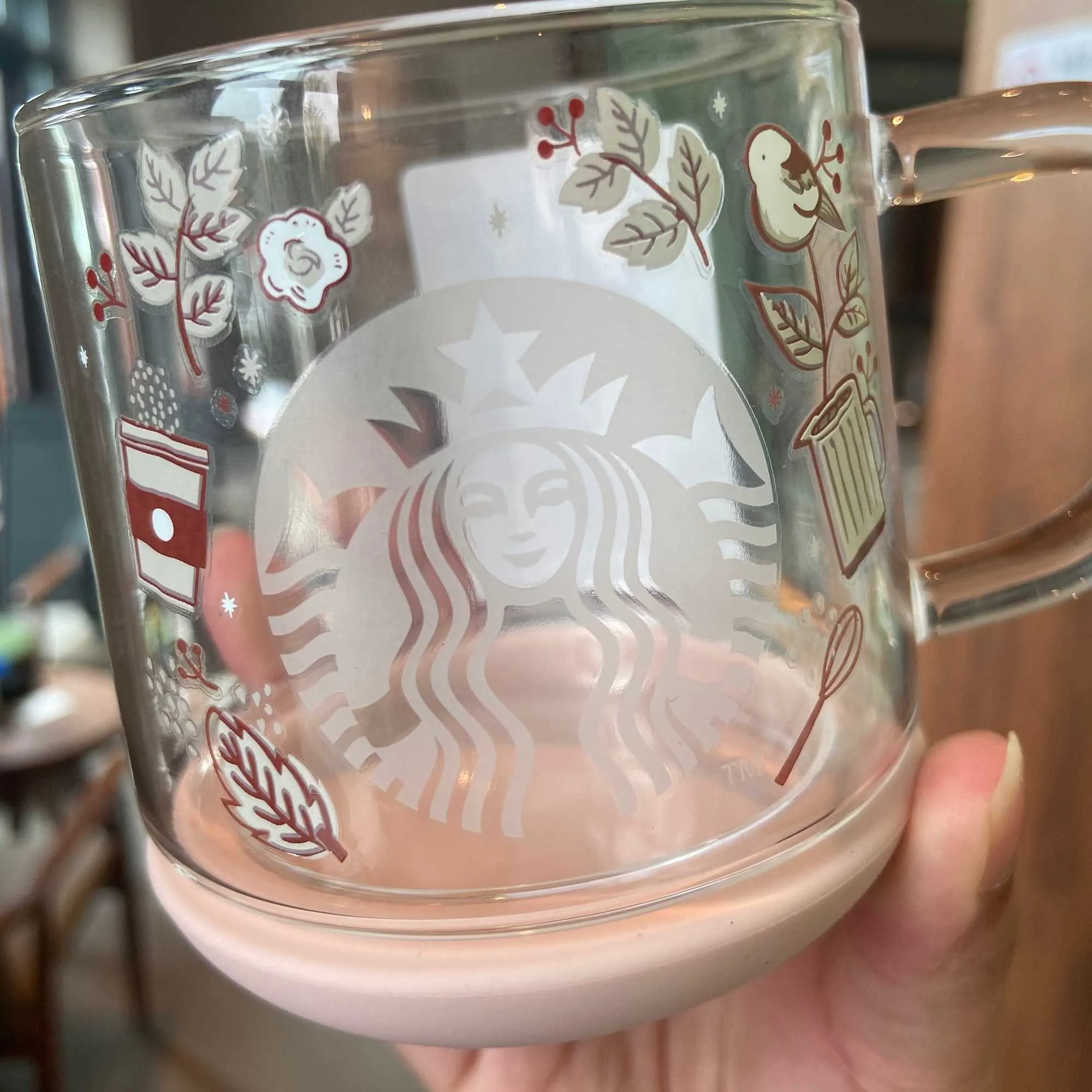 Starbucks tasse coréen amour oiseau fond en verre détachable pie tasse d'eau bureau tasse à café femme cadeau