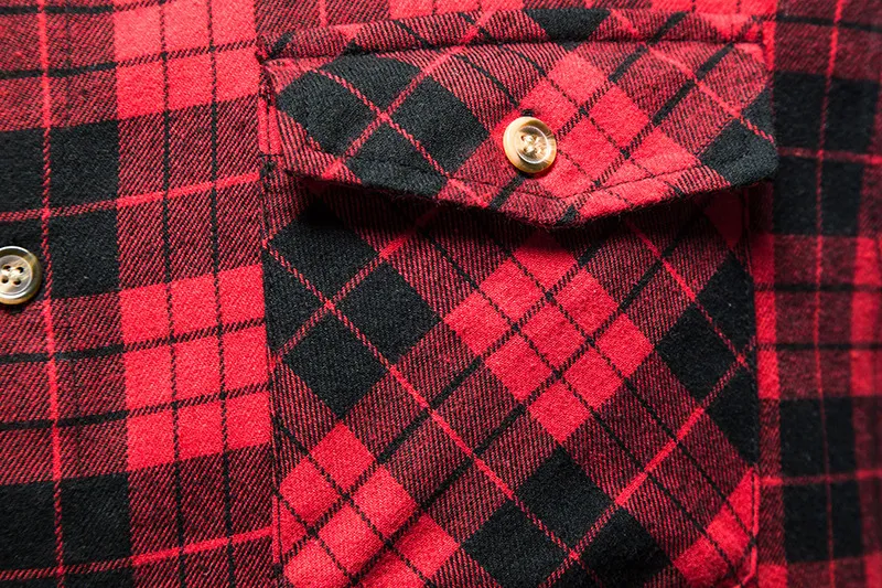Men's Casual Flannel Plaid Shirt Sleeveless Double Pocket Cowboy Button Down Shirts Men Cotton Plus Size Vest Checkered Top 2XL 220322