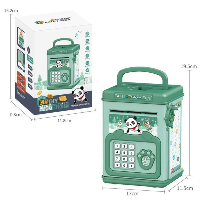 Kreative elektronische Münzkästen Kinder Geld Bank Mini Geldautomaten Safe Saving Box Maschine Geburtstagsfeier Geschenke Spielzeug für Kinder Baby Mädchen 220809