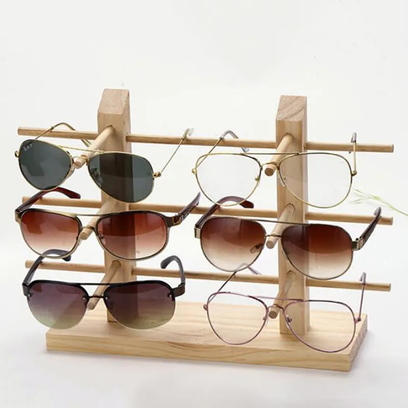 Soportes de exhibición de anteojos de gafas de sol de madera de múltiples capas, estante de exhibición de gafas, soporte de exhibición, estante de exhibición de gafas de joyería 220510