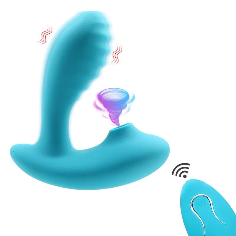 Vibrador de succión del clítoris Vagina G Spot Vibrating Vibrating Control remoto 10 Masturbadores de masturbación de chupas de succión Toyes sexuales para mujeres 22039465924
