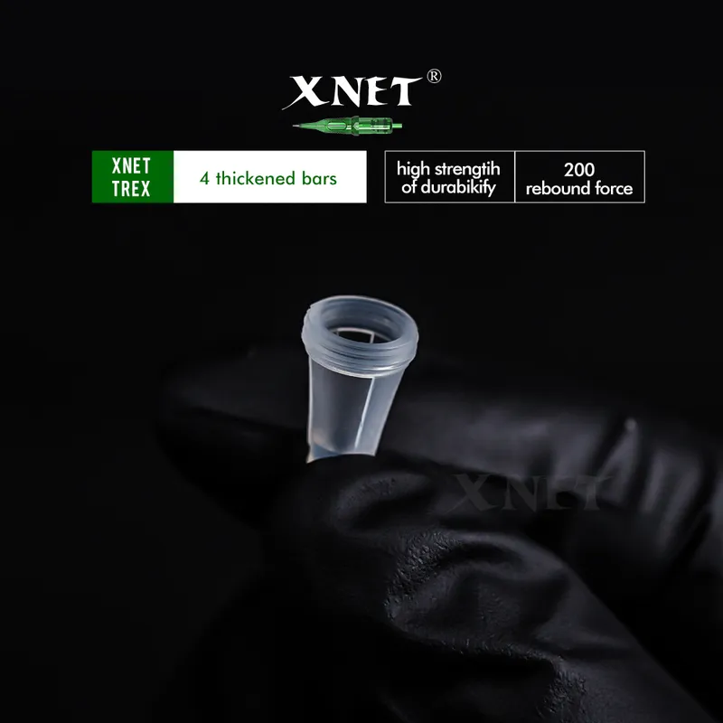 XNET TREX TATTOO CARTRIDGE NEEDLES 1RL 3RL 1RM 5RM使い捨て滅菌安全針マシングリップ220816