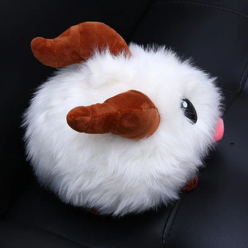 25cm League of Heroes Ice and Snow Festival Lol Dolls Poro Plush Toys Customized Soft Cute Game Baby Toy 220707