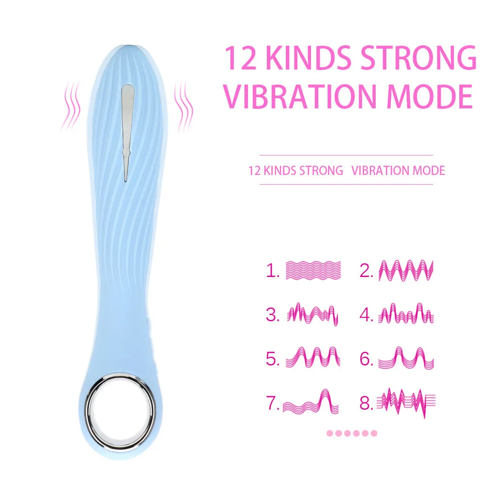 OLO Weiblicher Masturbator 12 Frequenz Elektroschock Pulse Dildo Vibrator sexy Spielzeug für Frauen G-Punkt Massage Klitoris Stimulator