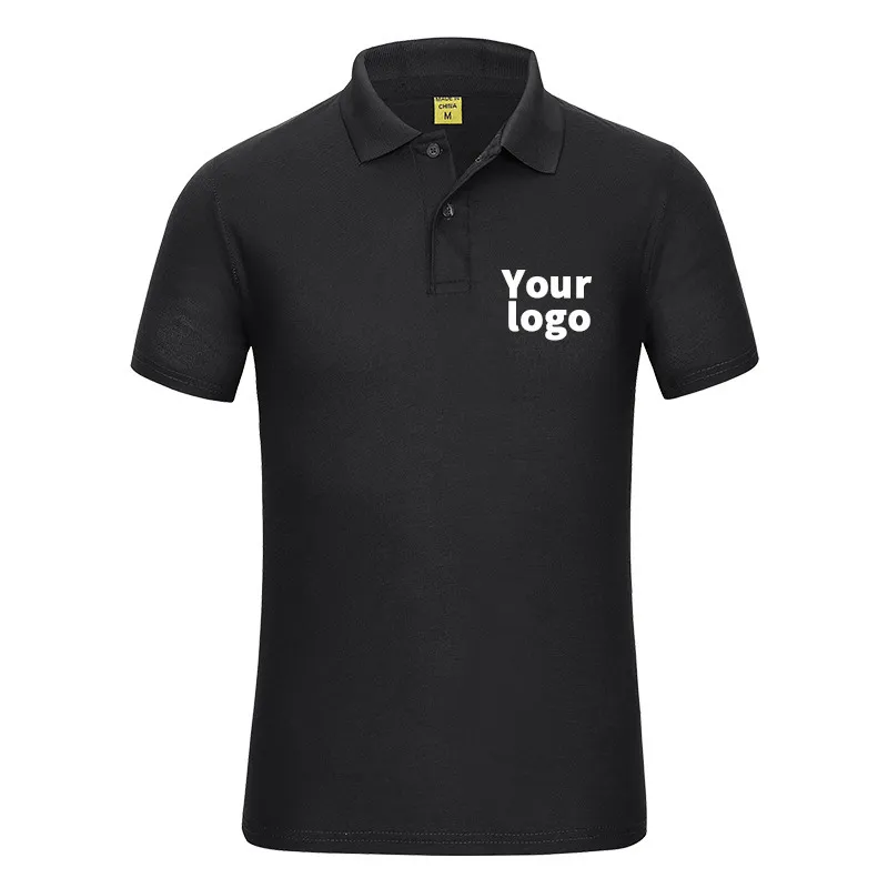 Summer Mens Polo Shirt Casual Short Sleeve Personal Company Group Custom Men and Women Custom Top 101 220609