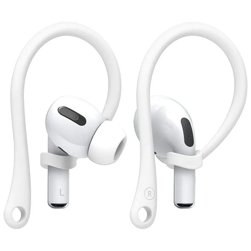 Sport Silikonowy ucho Haczyki do Apple Airpods 3 2 1 Słuchawki Bluetooth Anti-Fall Słuchawki Akcesoria Sleeve Earhook Holder