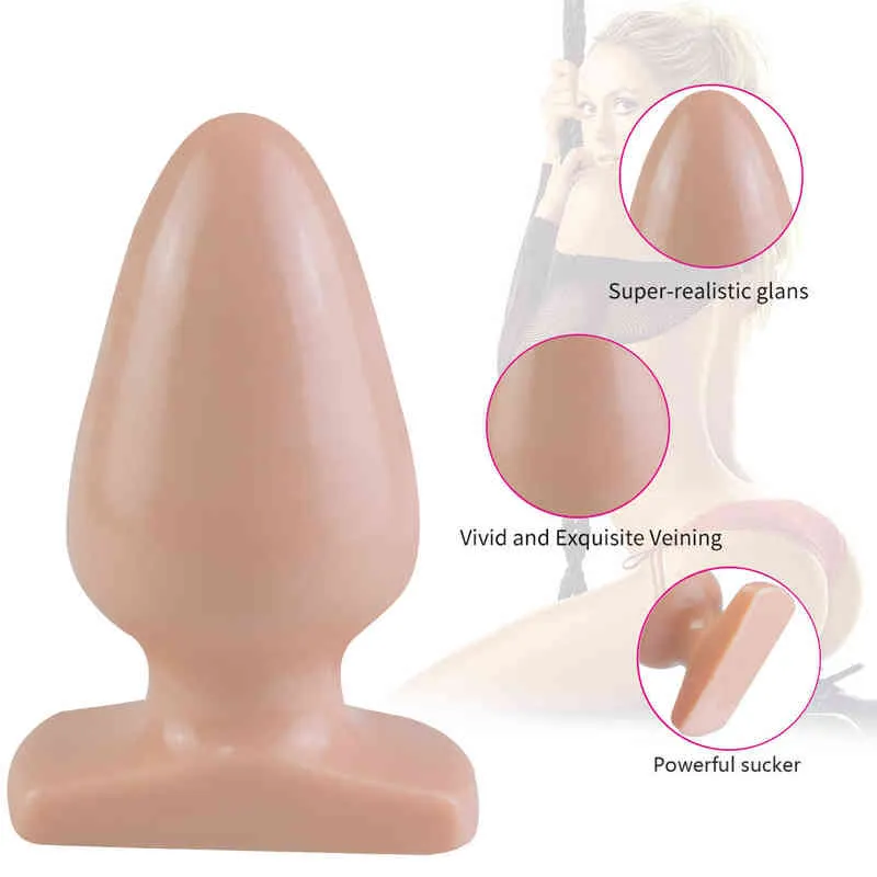 Nxy vibradores de silicone pequeno quintal grânulo anal plug para homens e mulheres grande cola sair usar adultos 03168056676