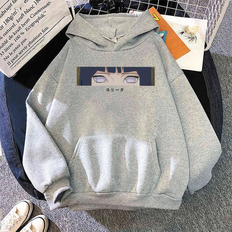 Hinata Hyuga Hoodie Damen Herren Mode Übergroße Sweatshirts Harajuku Cosplay Anime Hoodies BoyGirls Pullover Mit Kapuze Kleidung G22042098869