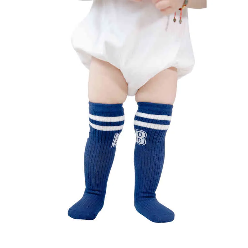 Toddler Baby Girls Boys Stocking Stockings Print Stocking Stocking Long Tube Toches pour le printemps Automne Mois Accessoires pour enfants J220621