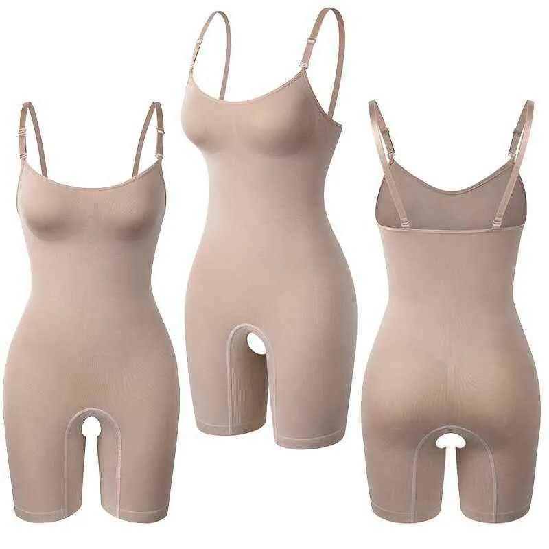 Femmes Taille Formateur Body Shapewear Tummy Control Full Body Shaper Shorts Taille Haute Butt Lifter Dij Smarter L220802