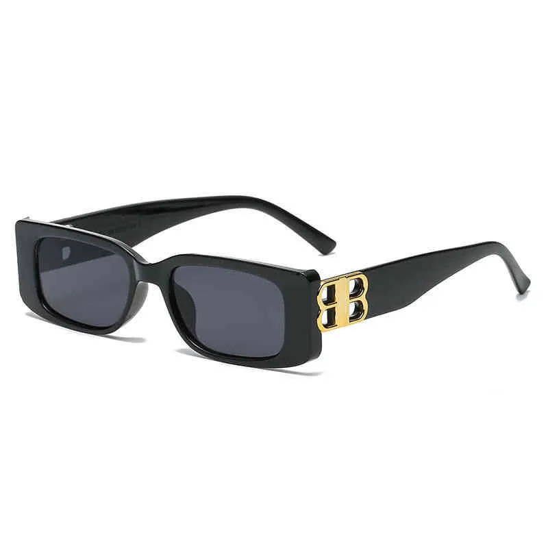 Дизайнерские солнцезащитные очки BB Cycle Роскошные новые европейские американские черные маленькие коробочки Tide Net Red Street Shooting Fashion Disco Glasses Su3086