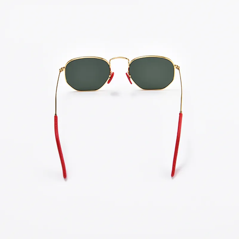 2023 Designer marki okulary przeciwsłoneczne Kobiety mężczyźni stopniowa szklana soczewka odblaskowa kolorowy film owca skórzany rękaw stóp Gafas de 336Q