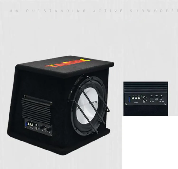 Modifica audio auto ad alta potenza con subwoofer auto da 10 pollici