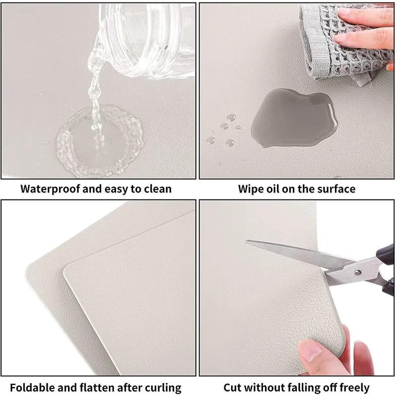60x40 cm Grote Siliconen Waterdichte Placemat voor Diner Tafel Warmte Isolatie Antislip Mat Wasbare Keuken Servies Pad W220406