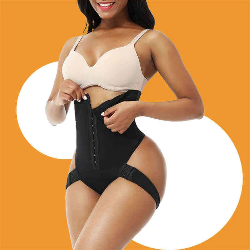 Manchetbuik trainer vrouwelijke uitzonderlijke shapewear 2in1 hoge taille heup hip tillen broek zwart nov99 h2204186806827