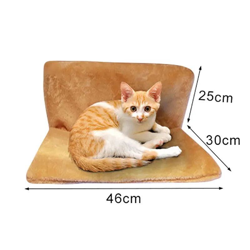 Högkvalitativ fast ram katt hängmatta säng hus bekväm söt varm bärbar komfort husdjur hyllmadrass 220323