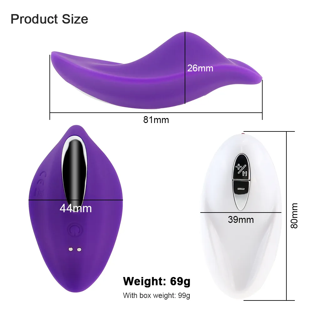 Tyst trosvibrator trådlös fjärrkontroll bärbar klitoris stimulator g spot massage osynlig vibrera ägg sexig leksak för kvinnor