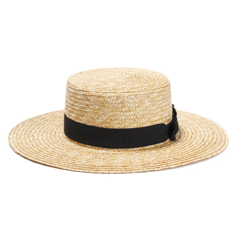 Summer słomy kapelusz dla kobiet szerokie brzegi czapki plażowe UV Hurtowa czapka 220525