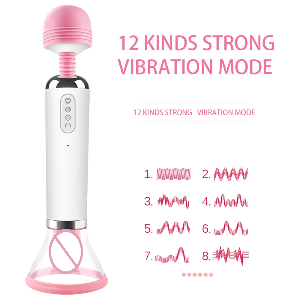 Sutek łechtaczki Ssanie wibratorów stymulator łechtaczki 3 w 1 Magic Wand Av Vibrator ogrzewanie języka Licking G-punkt seksowne zabawki dla kobiet