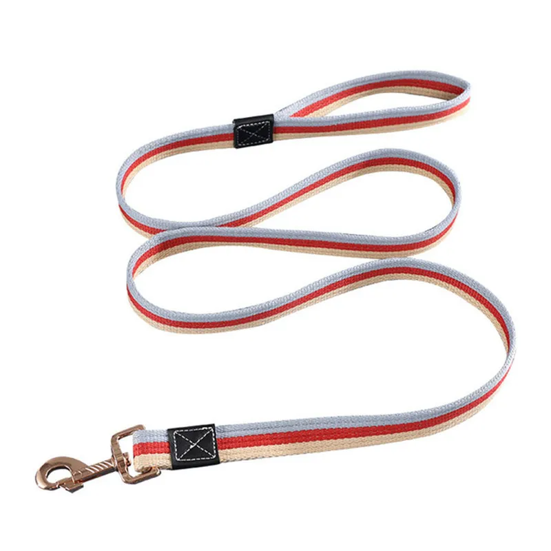 Laisse de base pour chien Laisse d'entraînement de marche pour grand chien durable Laisse pour animaux de compagnie en coton pour petits chiens de taille moyenne Corde de traction allongée 0622