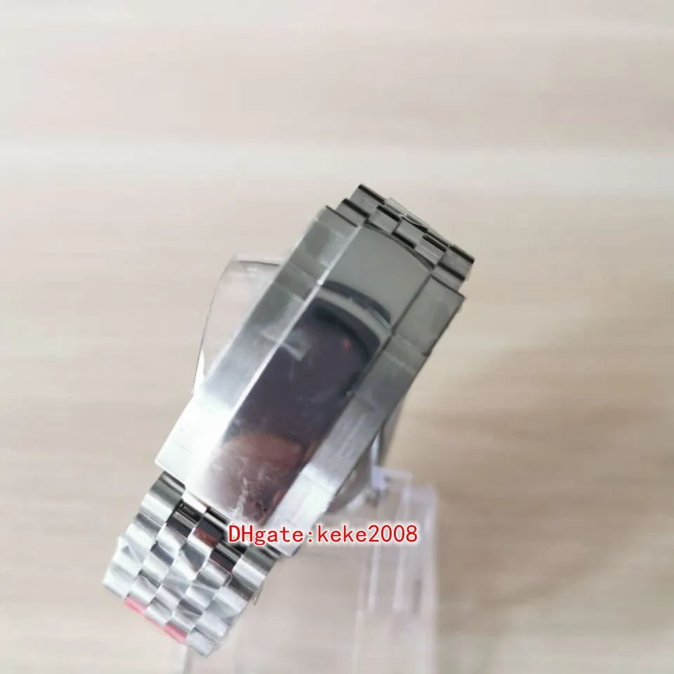 BPF Fashion Damen-Armbanduhr 126234, 36 mm, schwarzes Zifferblatt, Edelstahl 316L, Jubiläumsarmband, leuchtender Saphir, Automatik, mechan221P