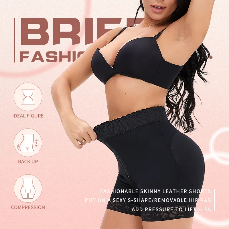 Ningmi Body Shaper بعقب السراويل الداخلية لرفع الخصر المدرب النساء دفع الشريط سلس خصر عالية الخصر سراويل داخلية مع خطاف 220702