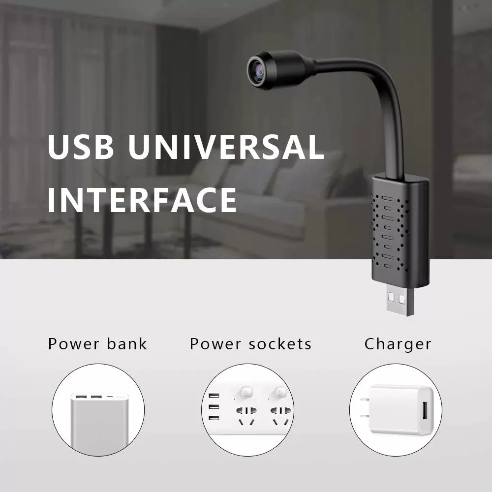 U22 HD Mini Câmera USB Câmera de vigilância em tempo real WiFi DV Câmera IP IP AI Human Detecção Recordamento de Audio Recorderty8180831