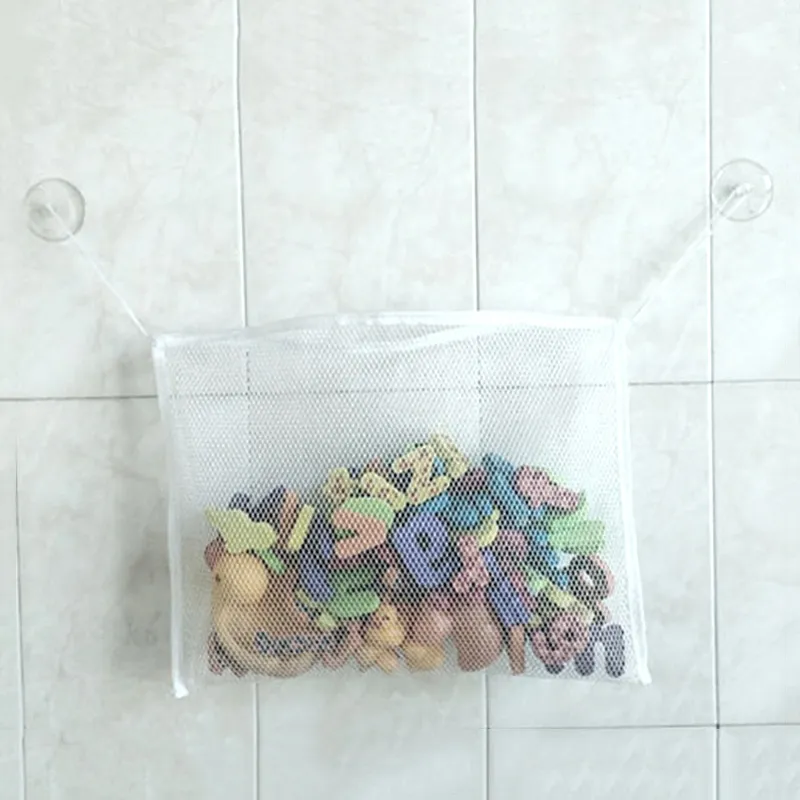 Детская игрушка сетчатая сумка для ванны ванна кукольная организатор всасывание материал, чистая детская ванна игра 220531