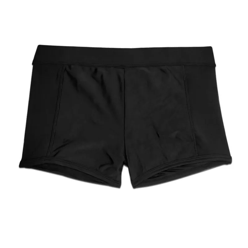 Mens Swim Boxer Briefs Swimwear Quick Dry Boardshort Quadrado Perna Malha Oco Out Maiôs Natação Troncos Praia Banheira Terno 220509