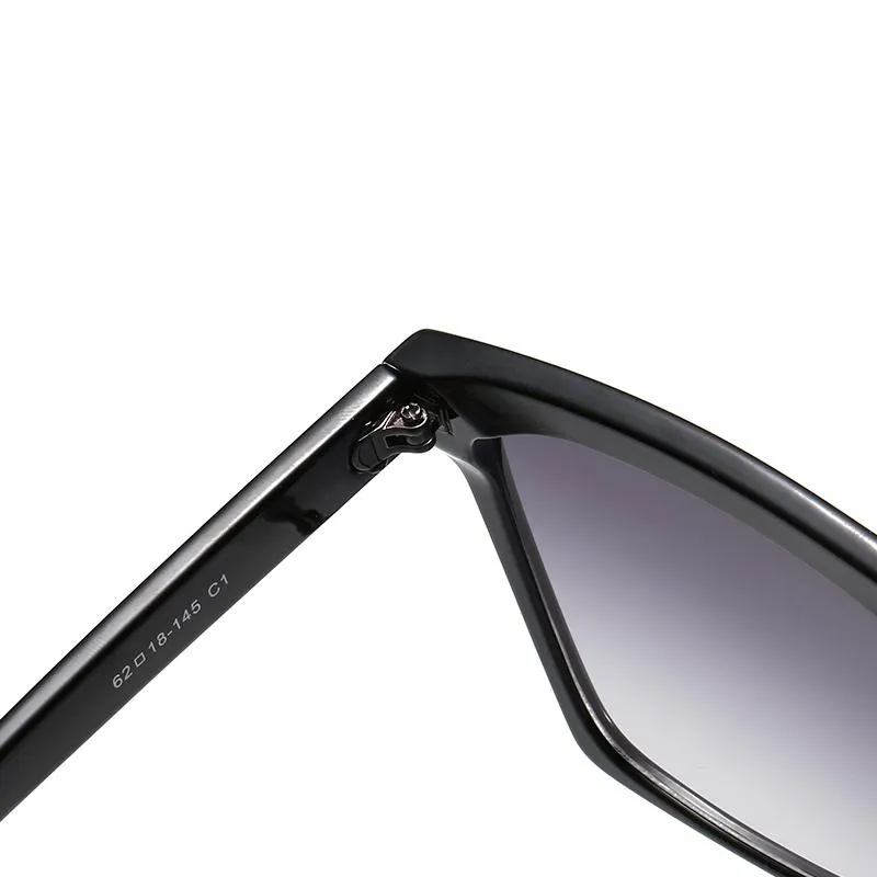 Sunglasses T-shaped Big Frame Square Women's Women Sunglass Man Trendy Personality Bright Black GlassesSunglasses236f
