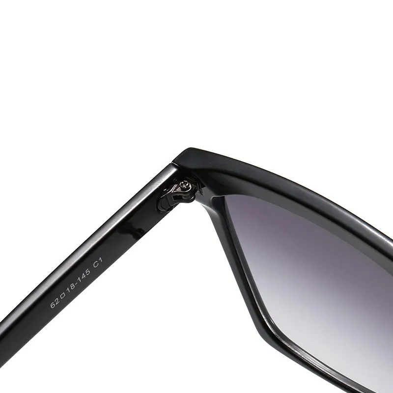 Zonnebril T-vormig Groot Frame Vierkant dames Dames Zonnebril Man Trendy Persoonlijkheid Heldere Zwarte BrilSunglasses2893