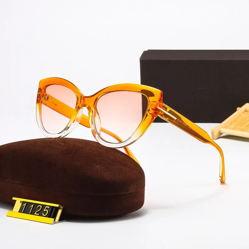 Модные дизайнерские солнцезащитные очки Роскошный классический бренд Tom Vintage Солнцезащитные очки-пилот Поляризованные UV400 Мужчины Женщины Стеклянные линзы 5 цветов Wit266f