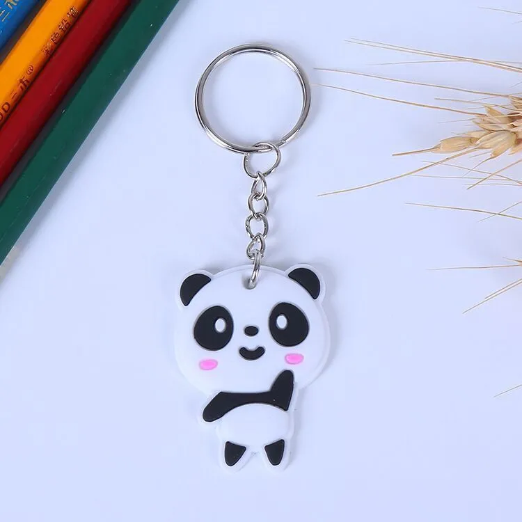 Delysia King Fartim fofo Panda Chave de chave de originalidade Presentes Moda Moda Handicraft Pingente de Bolsa de Borracha 220516