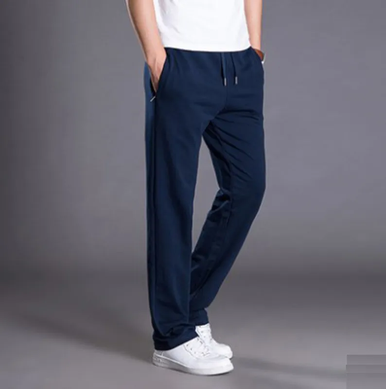 Sweatpants Men joggers Cotton Sports Pant Tracksuit Jogging Byxor plus storlek 5xl 6xl 7xl sportkläder bred benduk Spring 220509