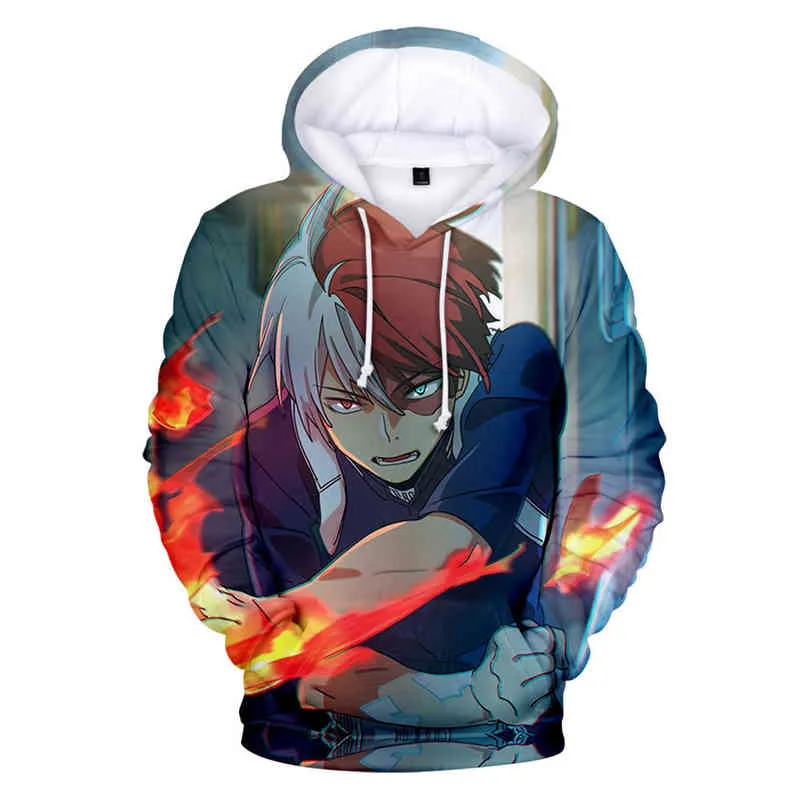 My Hero Academia Anime Hoodies for Men Manga Sudaderas Cosplay Sweatshirts Ropa Hombre Moletom Streetwear Clothing Tracksuit Ve