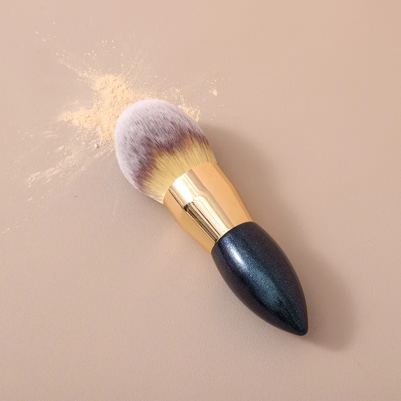 Bethy Beauty Foundation-Pinsel mit flacher Oberseite, abgewinkelt, synthetisch, professionelles Make-up-Werkzeug zum Mischen von Mineralpudern, 220722