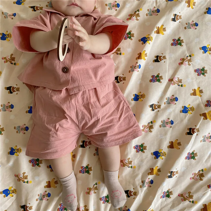 MILANCEL Set di vestiti bambini Toddler Boys Suit Completo neonato in stile coreano 220507